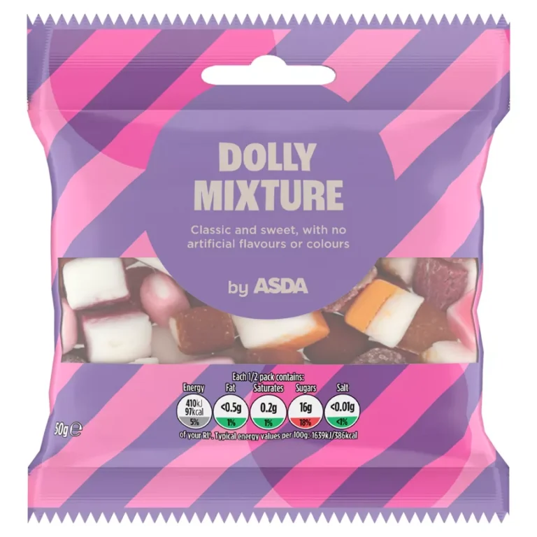ASDA Dolly Mixture 50g is not suitable for vegans