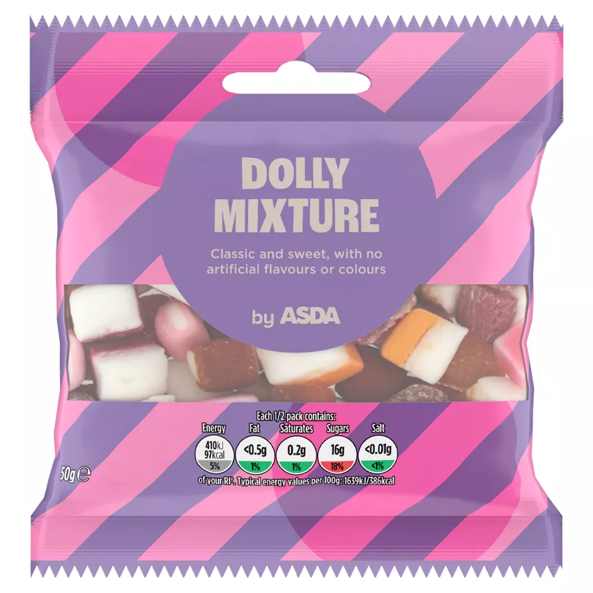 ASDA Dolly Mixture 50g is not suitable for vegans