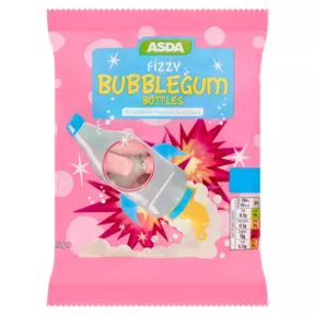 ASDA Fizzy Bubblegum Bottles 150g are not vegan-friendly
