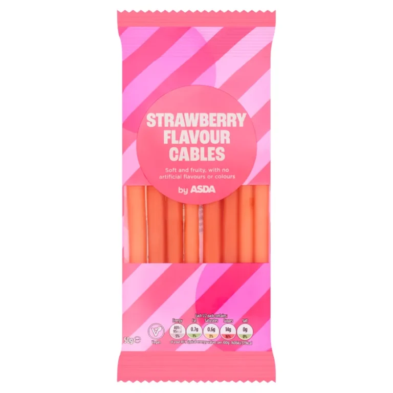 Are ASDA Strawberry Flavour Cables 50g are Vegan