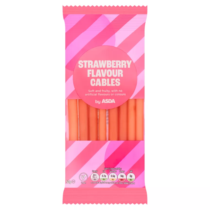 Are ASDA Strawberry Flavour Cables 50g are Vegan