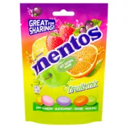 Mentos Fruit Mix Chewy Dragees 140g are vegan-friendly