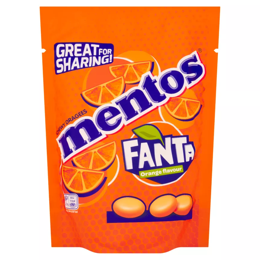 Mentos Fanta Orange Flavour Chewy Dragees