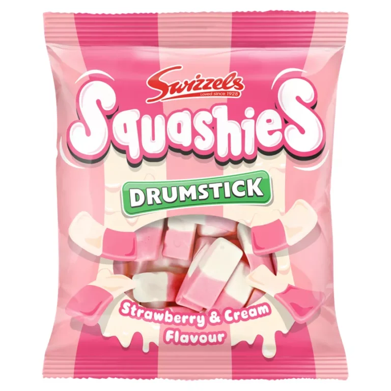 Swizzels Squashies Drumstick Strawberry & Cream Flavour are not vegan-friendly
