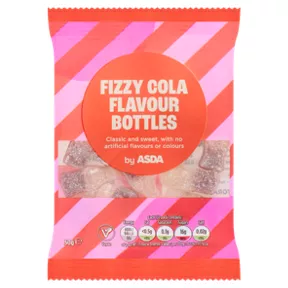 ASDA Fizzy Cola Flavour Bottles 50g are Vegan