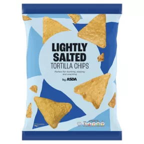 ASDA Lightly Salted Tortilla Chips are vegan-friendly and vegetarian