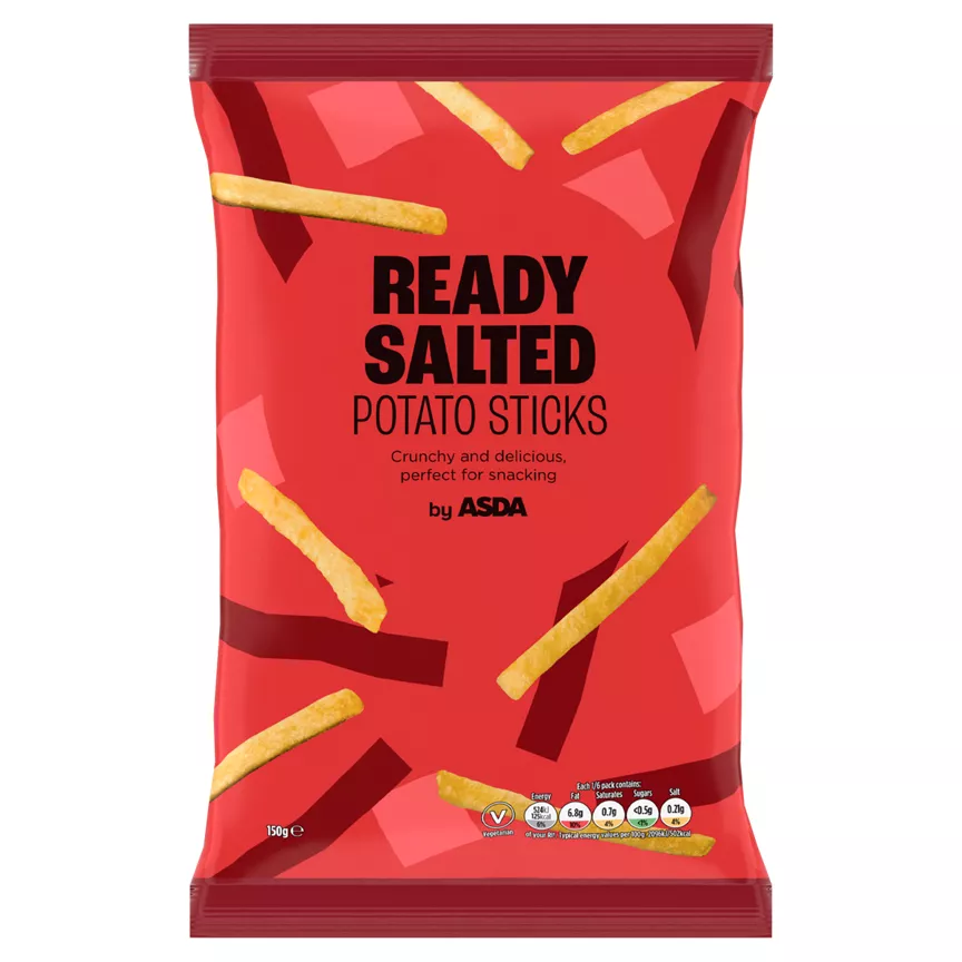 ASDA Ready Salted Potato Sticks might be vegan