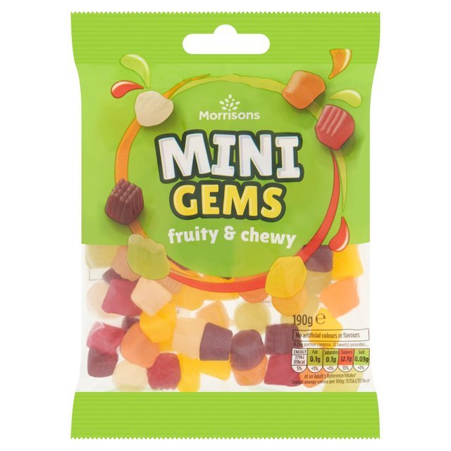 Morrisons Mini Gems are not vegan-friendly or vegetarian