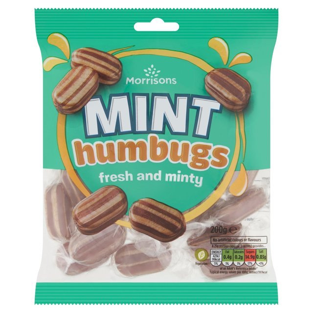 Morrisons Mint Humbugs are not vegan-friendly
