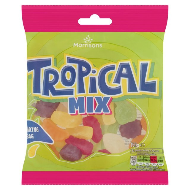 Morrisons Tropical Mix is not vegan-friendly or vegetarian
