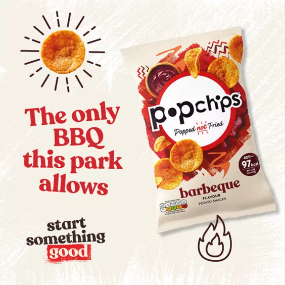 Popchips Barbeque Crisps are vegan-friendly and vegetarian