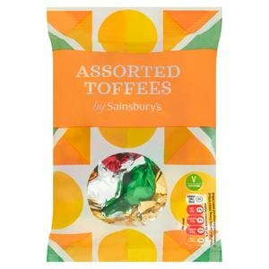 Sainsbury's Assorted Toffees are not suitable for vegans, but they are vegetarian