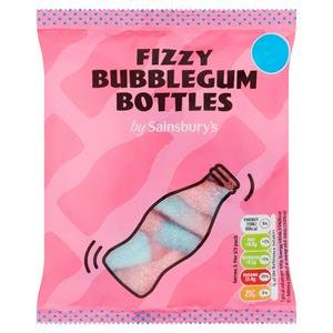 Sainsbury's Fizzy Bubblegum Bottles are not vegan-friendly or vegetarian