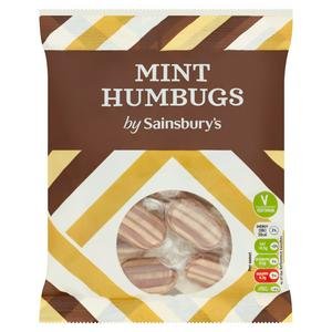 Sainsbury's Mint Humbugs 200g are not suitable for vegans