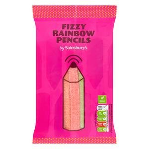 Sainsbury's Rainbow Pencil Sweets are suitable for vegans and vegetarians