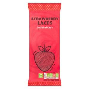 Sainsbury's Strawberry Laces Sweets are vegan-friendly