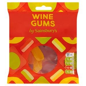 Sainsbury's Wine Gums Sweets 225g are not vegan-friendly
