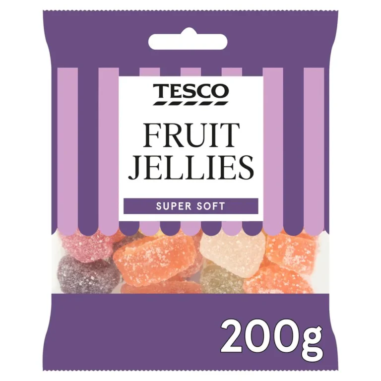 Tesco Fruit Jellies Sweets 200G might be vegan